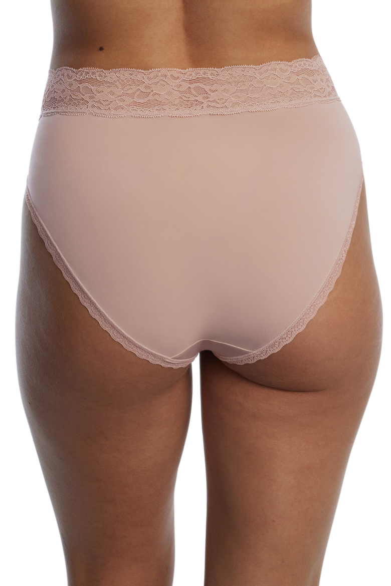 Goddess Lace Trim French Cut Brief, Alternate, color, ROMANCE