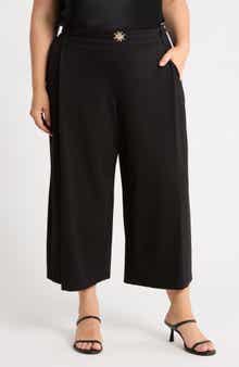 Skyrise Wide Leg Crop Pants