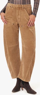 Habitual Harper Corduroy Cropped Barrel Pants