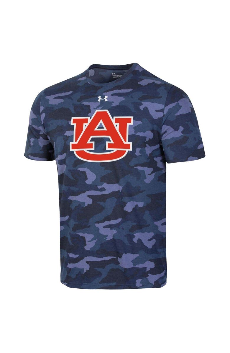 Under Armour Men's Under Armour Navy Auburn Tigers Logo Camo T-Shirt, Alternate, color, 