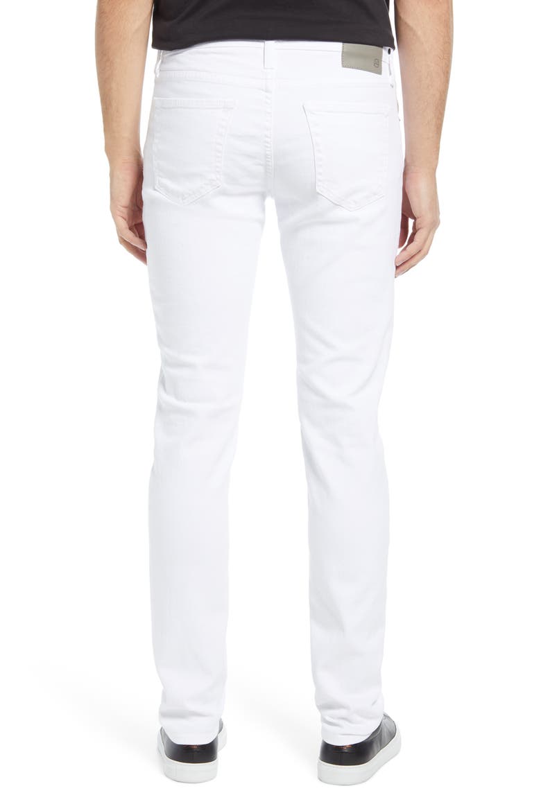 Tellis Slim Fit Stretch Jeans, Alternate, color, WHITE