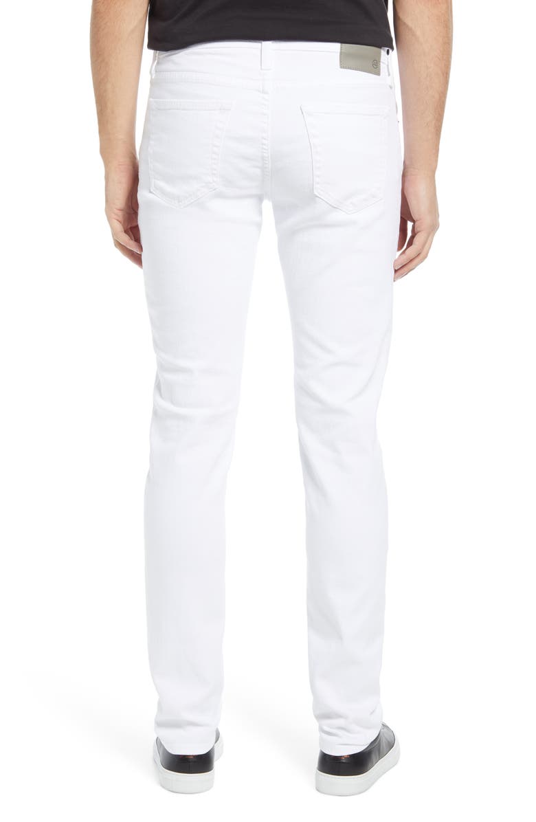 AG Tellis Slim Fit Stretch Jeans, Alternate, color, White