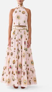 Camilla High Waisted Tiered Skirt