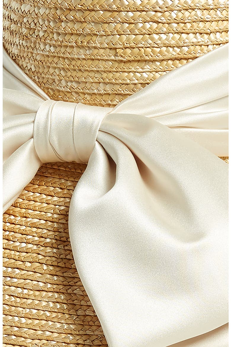 Mirabel Straw Hat, Alternate, color, NATURAL/ WHITE