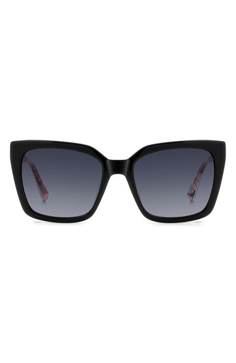 lilah 55mm gradient square sunglasses