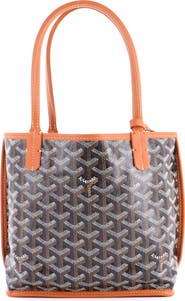 Pre-Owned Goyard Anjou Reversible Tote Coated Canvas Mini