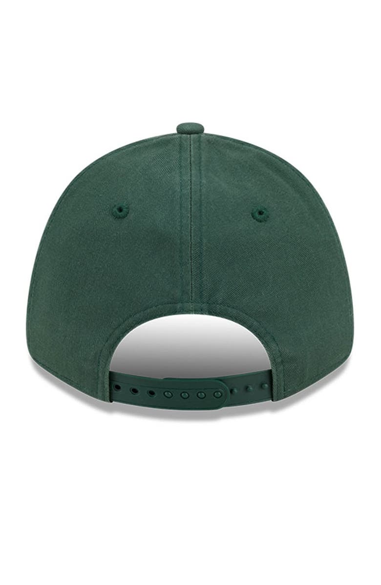 New Era Men's New Era Green Green Bay Packers Outline 9FORTY Snapback Hat, Alternate, color, 