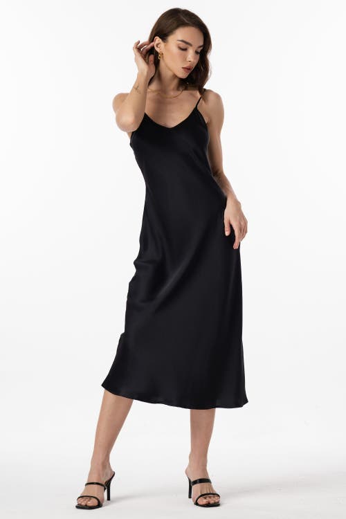 Silksilky Mulberry Silk Spaghetti Strap Long Nightgown