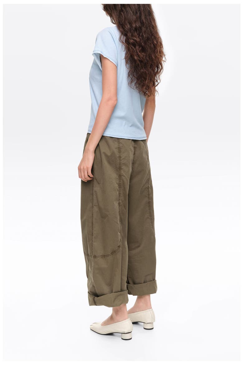 Topstitched Pocket Joggers, Alternate, color, KHAKI
