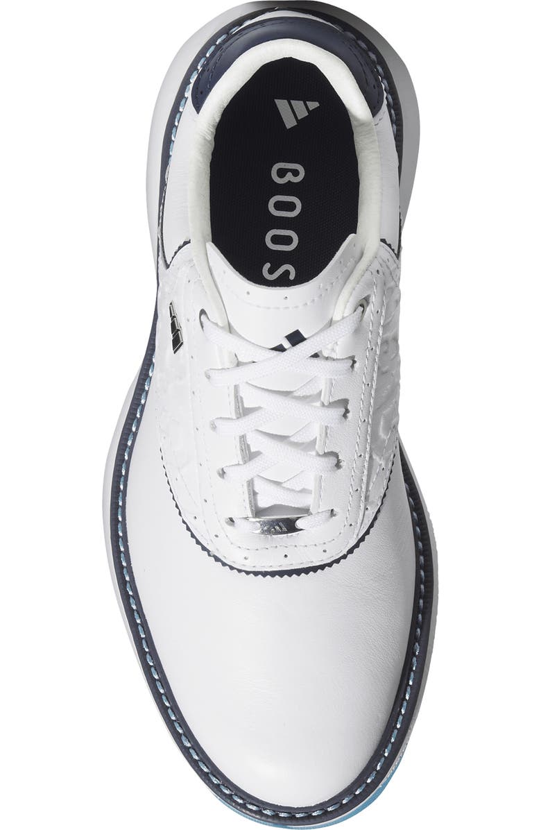 adidas MC70 Golf Shoe, Alternate, color, White/ Navy/ Ray Blue