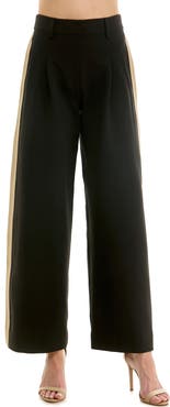 Socialite Wide Leg Side Stripe Pants