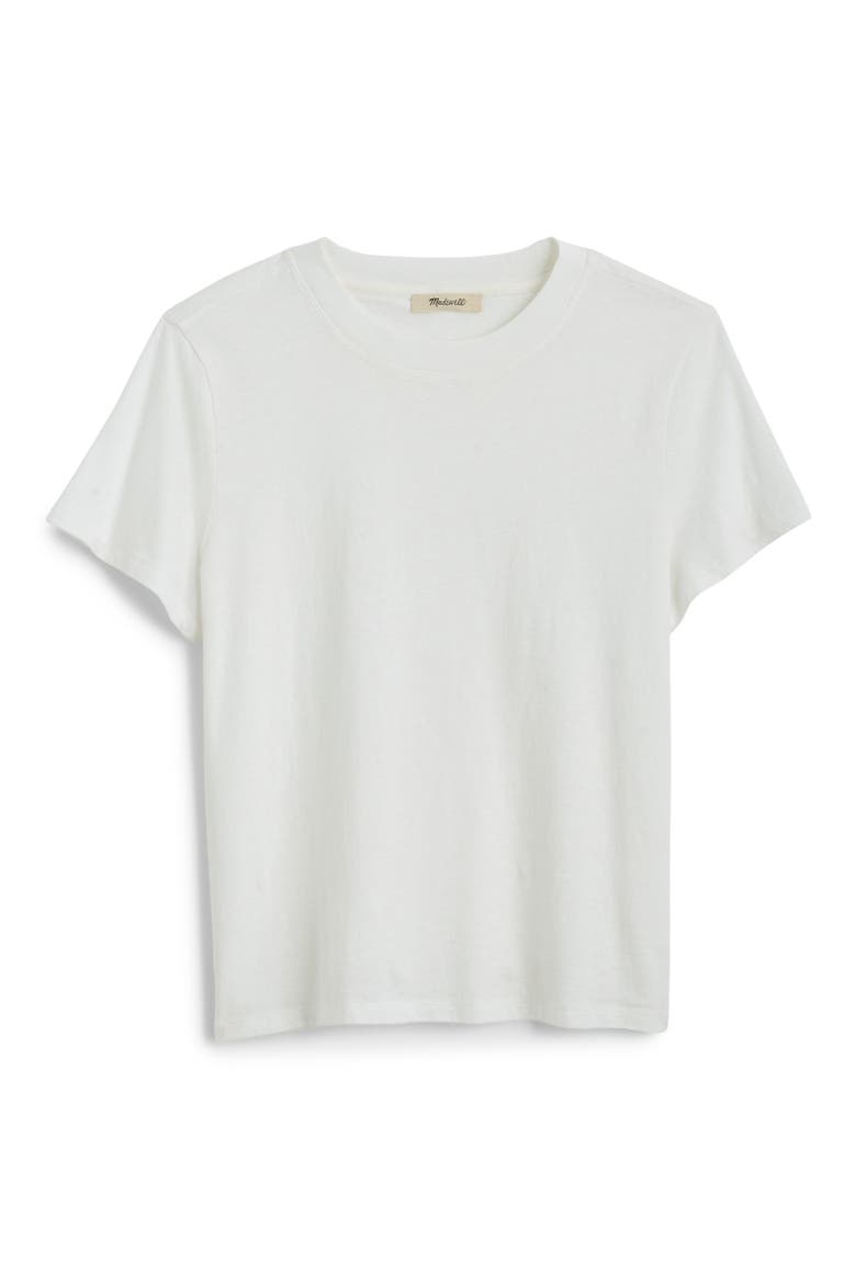 The Relaxed Cotton Jersey T-Shirt, Alternate, color, WHITE