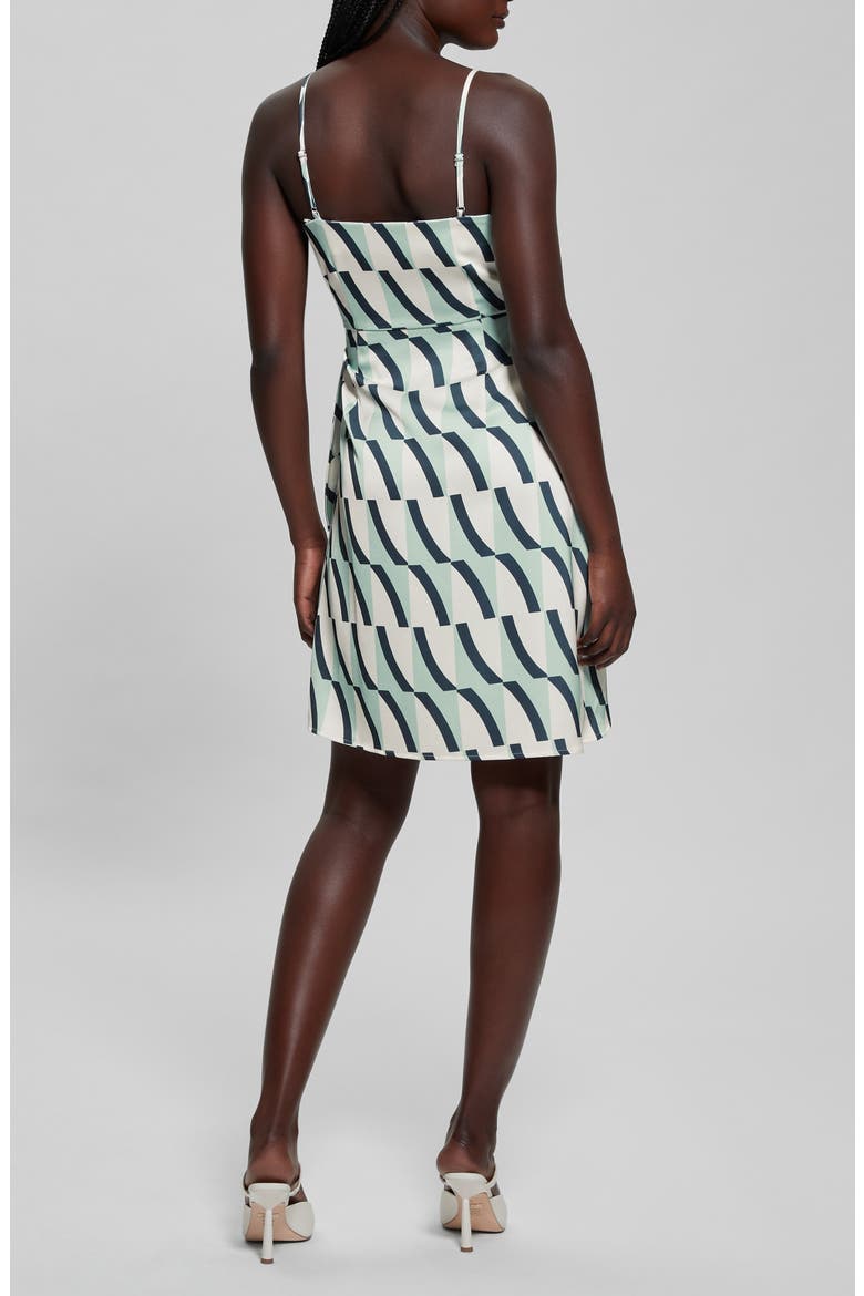 Solona Faux Wrap Minidress, Alternate, color, SAIL AWAY PRINT