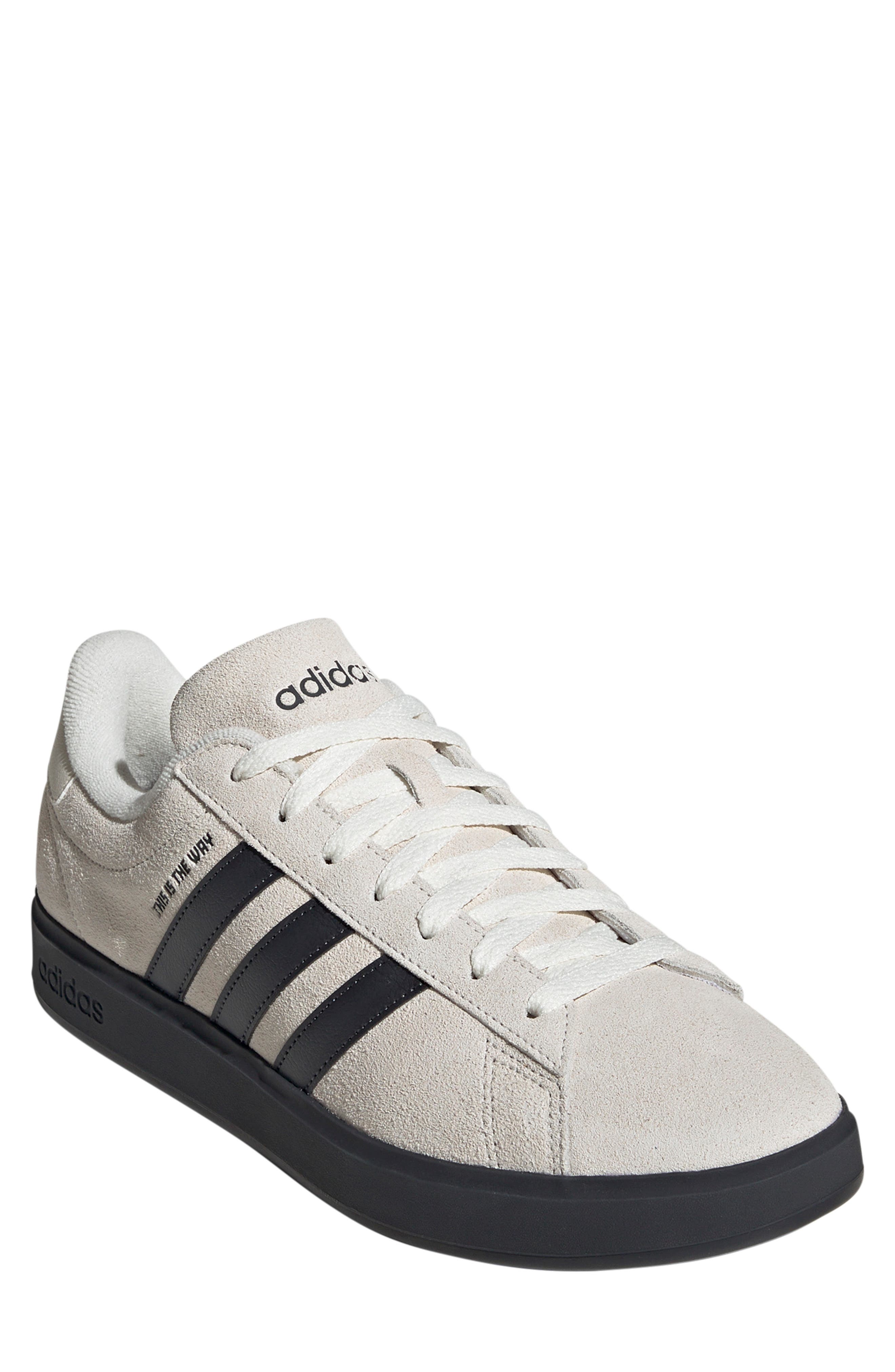 adidas x Star Wars<sup>™</sup> Mandalorian Grand Court 2.0 Sneaker, Main, color, Off White/ Night Grey