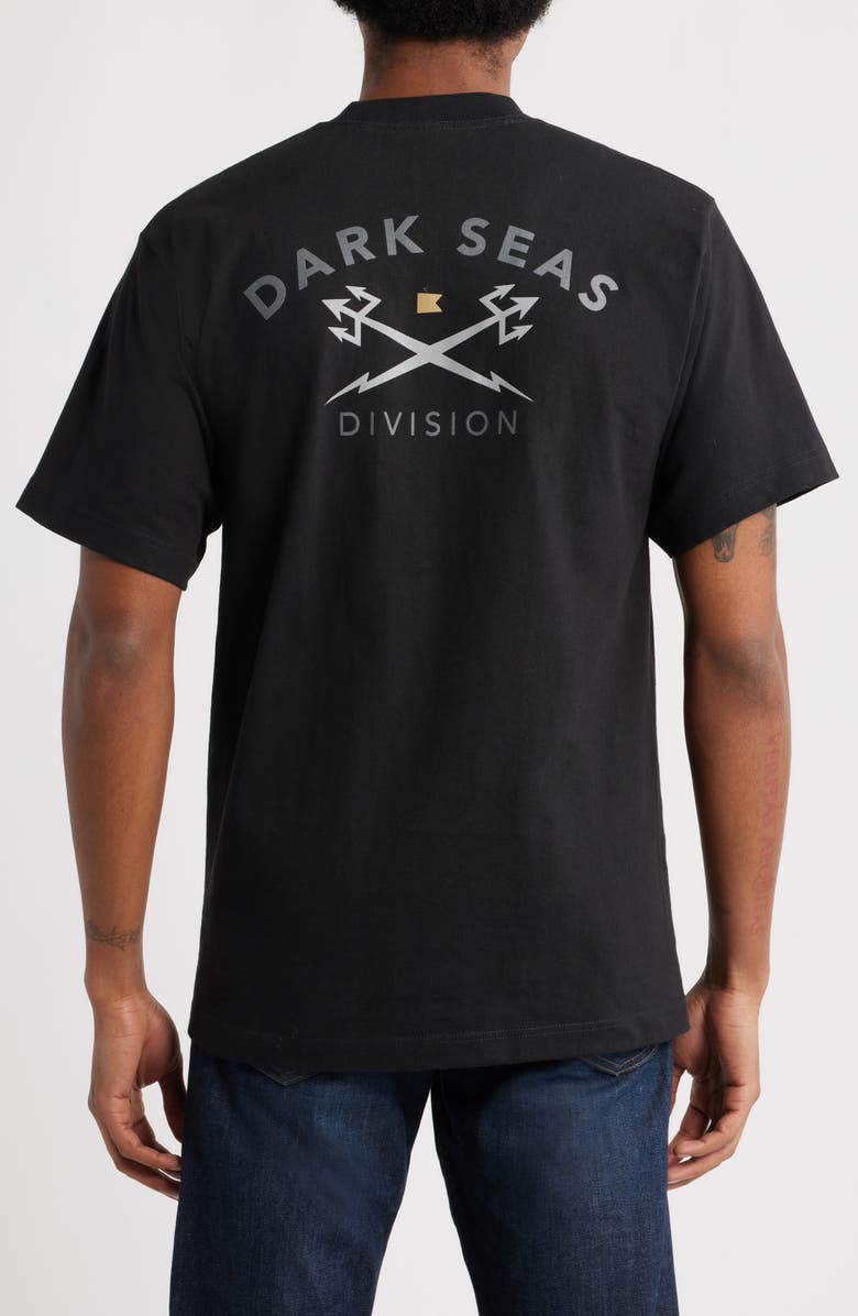 DARK SEAS Headmaster V3 Heavyweight Jersey Graphic T-Shirt, Alternate, color, Black