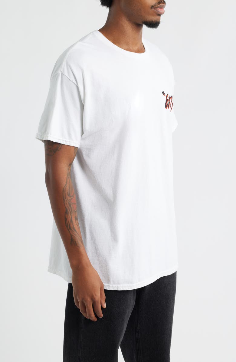 Merch Traffic Eazy-E Ruthless Rap Graphic T-Shirt, Alternate, color, White Overdye