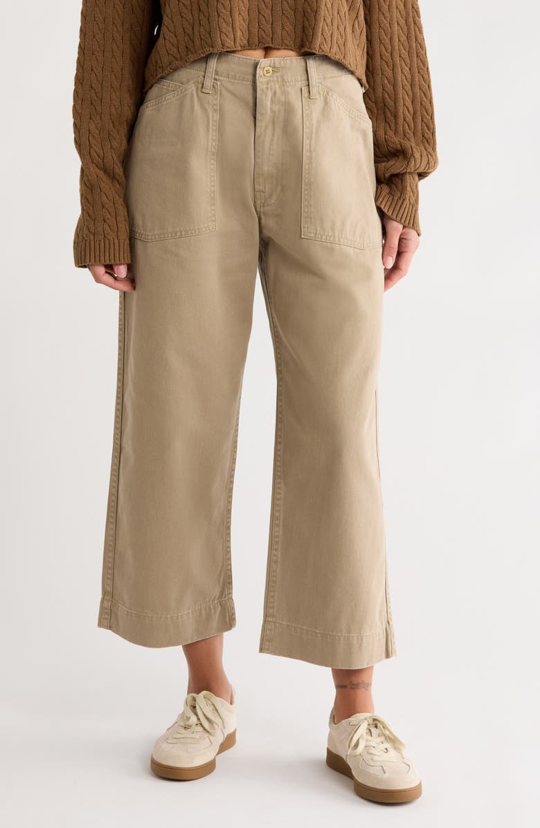 DENIMIST Georgia Work Pants, Main, color, Khaki