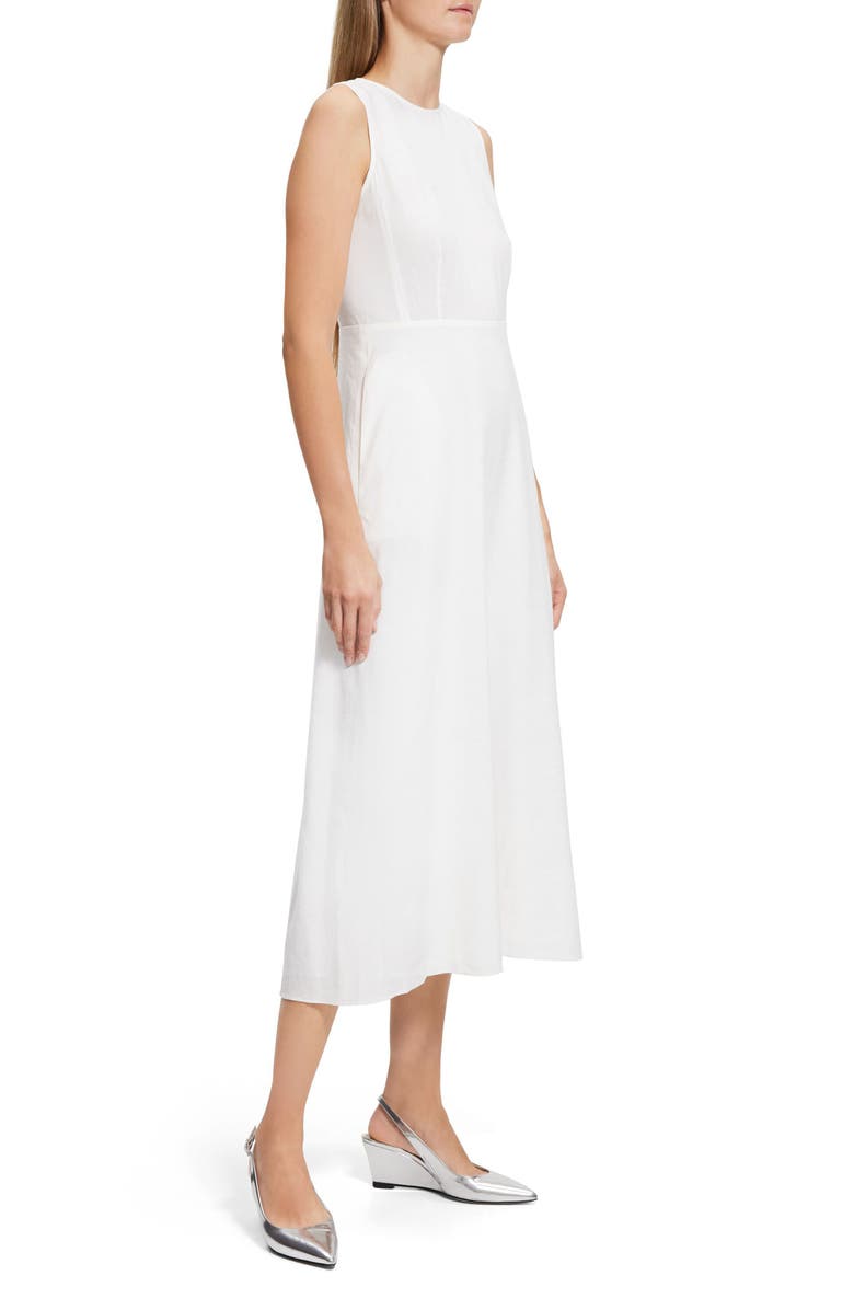 Theory Linen Blend A-Line Dress, Alternate, color, 
