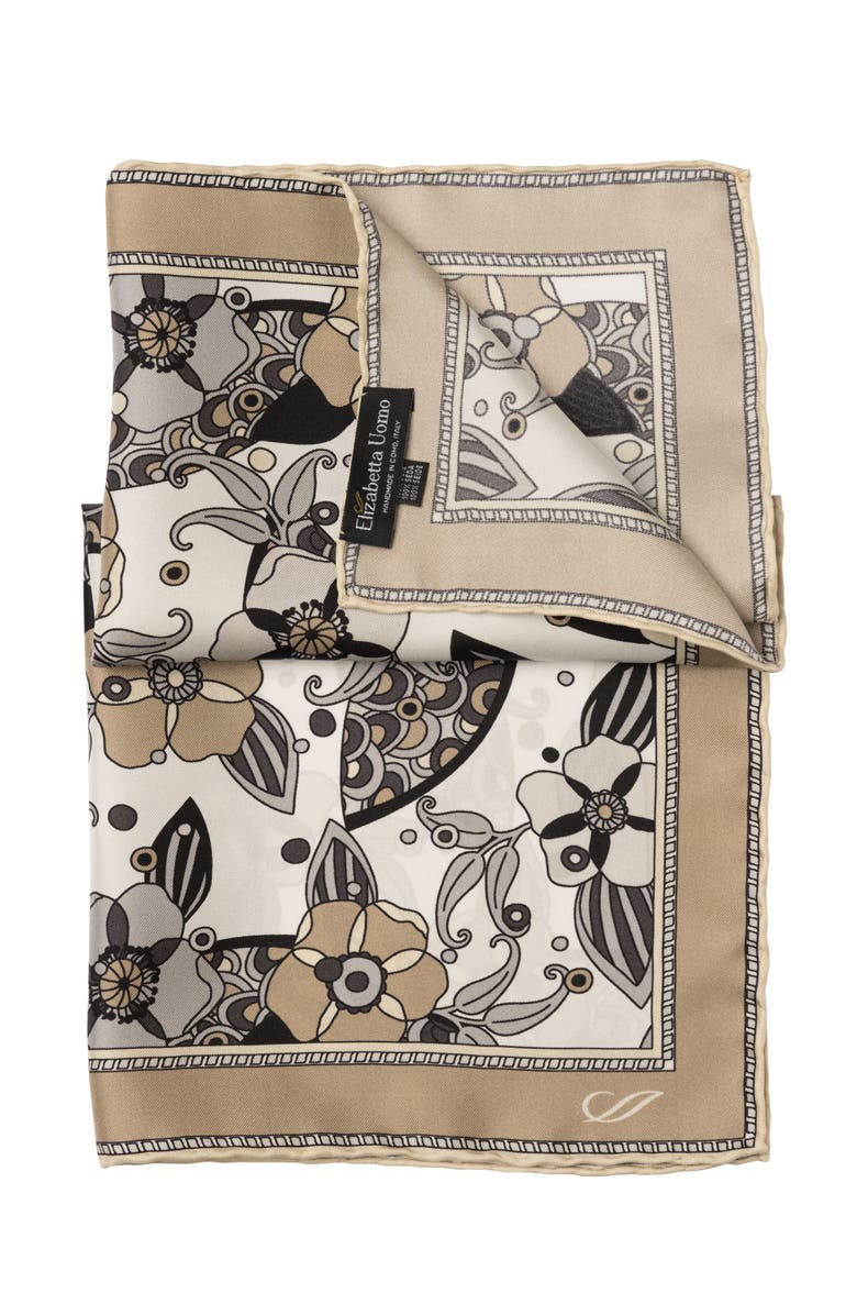 Elizabetta Martino - Silk Pocket Square for Men, Alternate, color,