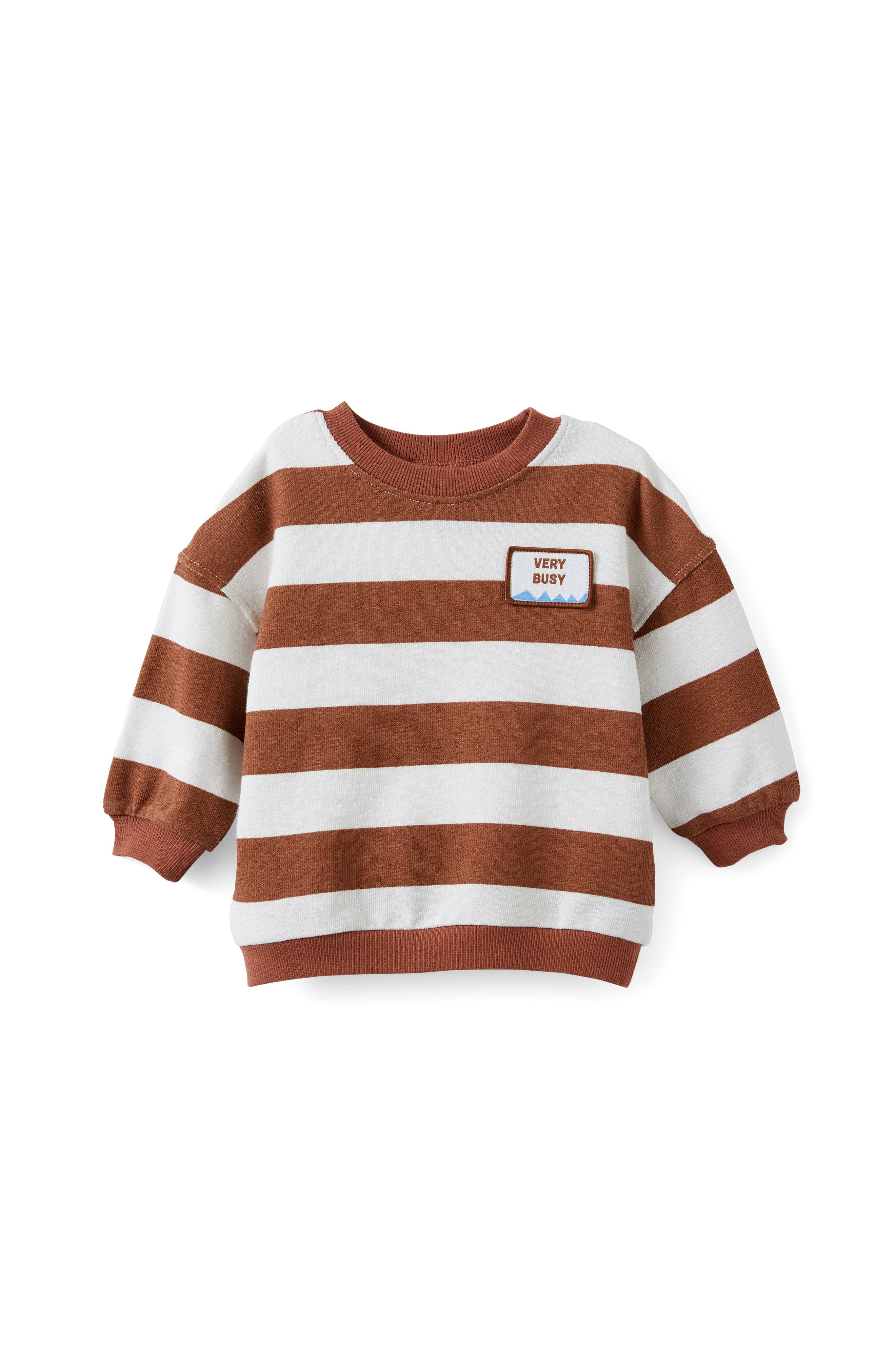 Chestnut Vanlla Stripe