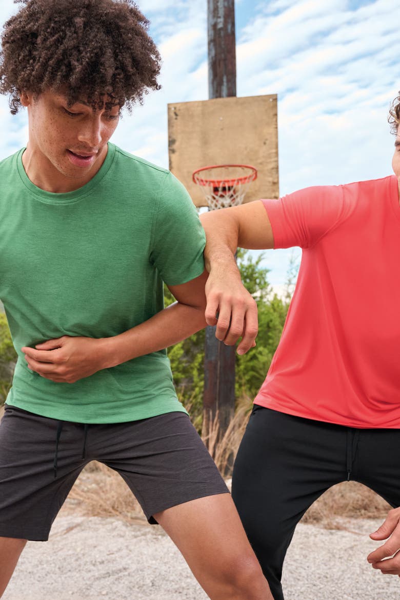Men's EverActive Crew Neck Tee, Alternate, color, Badge Green