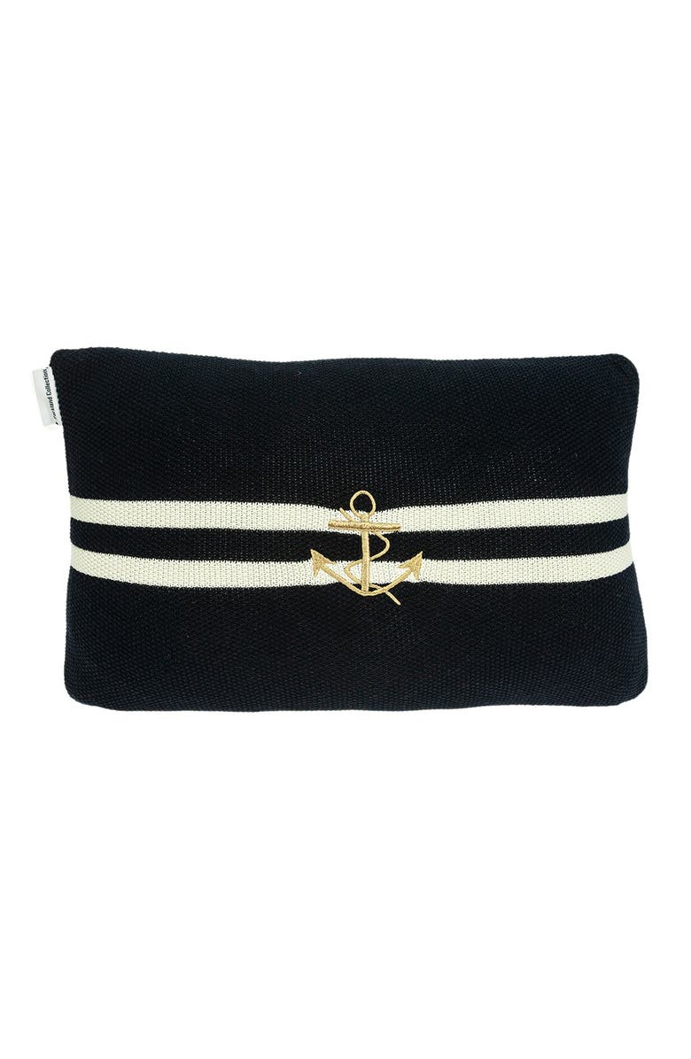 PARKLAND COLLECTION Bounty Nautical Pillow - 12" x 20" - Blue, Alternate, color, 