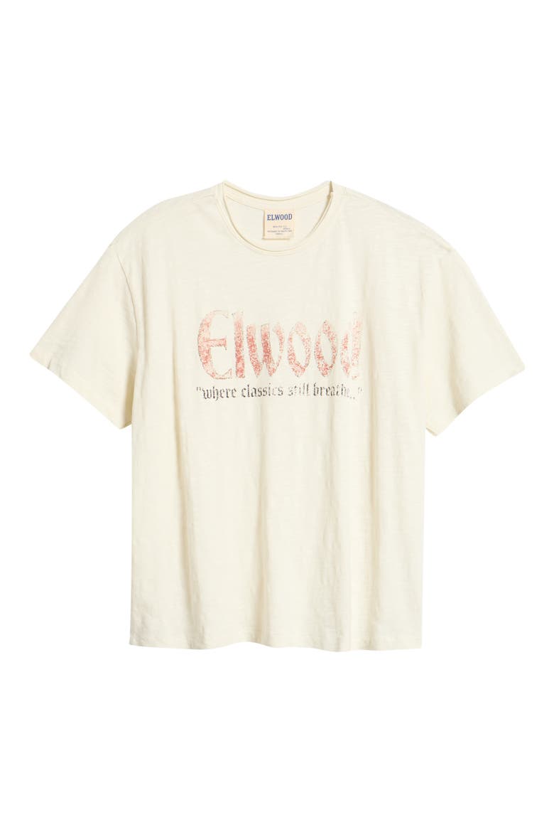 Core Logo Slub T-Shirt, Alternate, color, VINTAGE WHITE