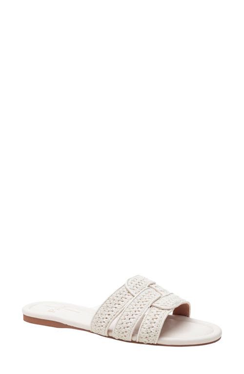 Linea Paolo Legacy Slide Sandal In Ivory