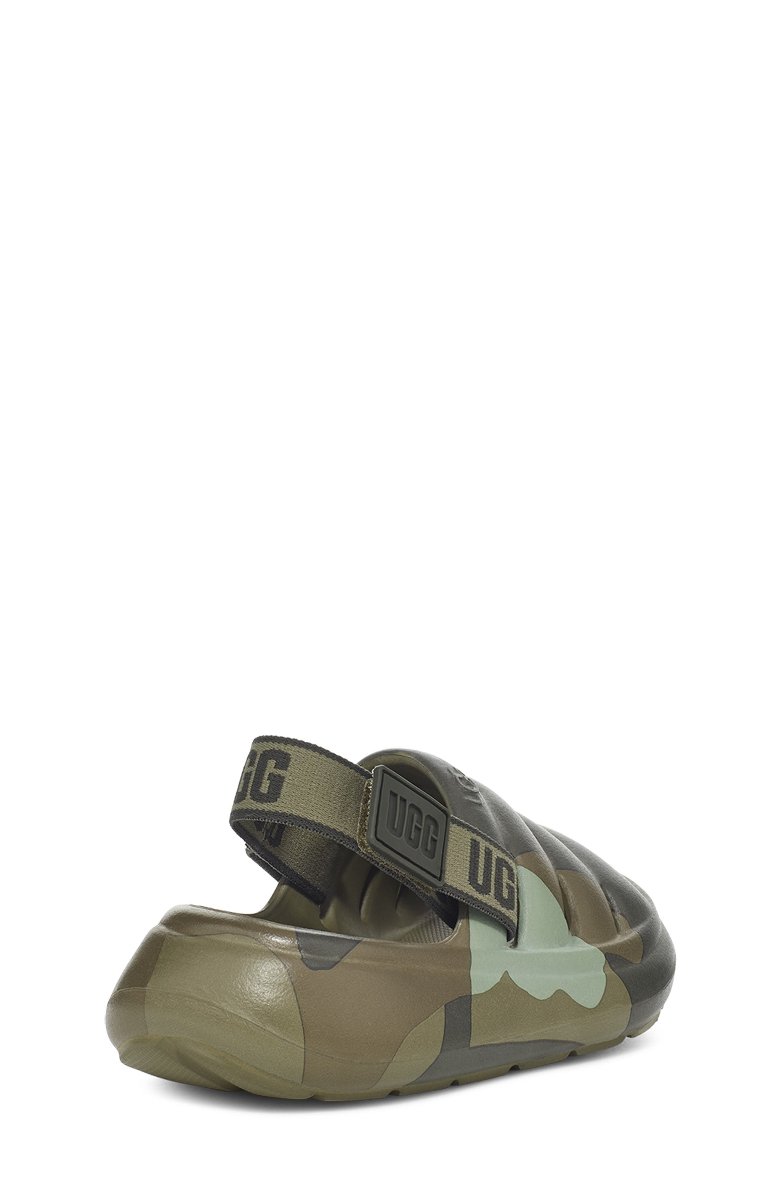 UGG<sup>®</sup> Kids' Sport Yeah Camo Slingback Sandal, Alternate, color, 