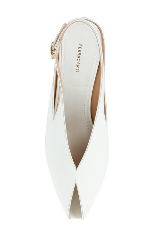 Ferragamo Aduele Peep Toe Slingback Wedge Pump In Multi