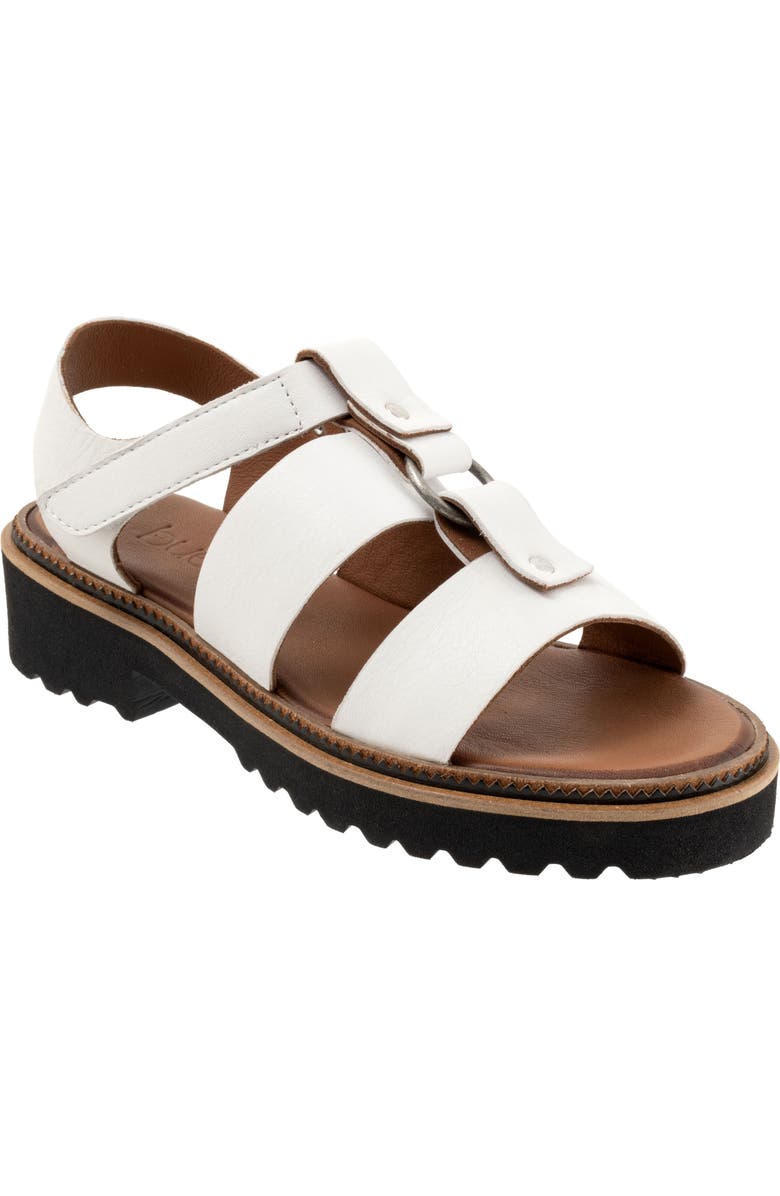 Bueno Athena Strappy Sandal, Main, color, Ice White