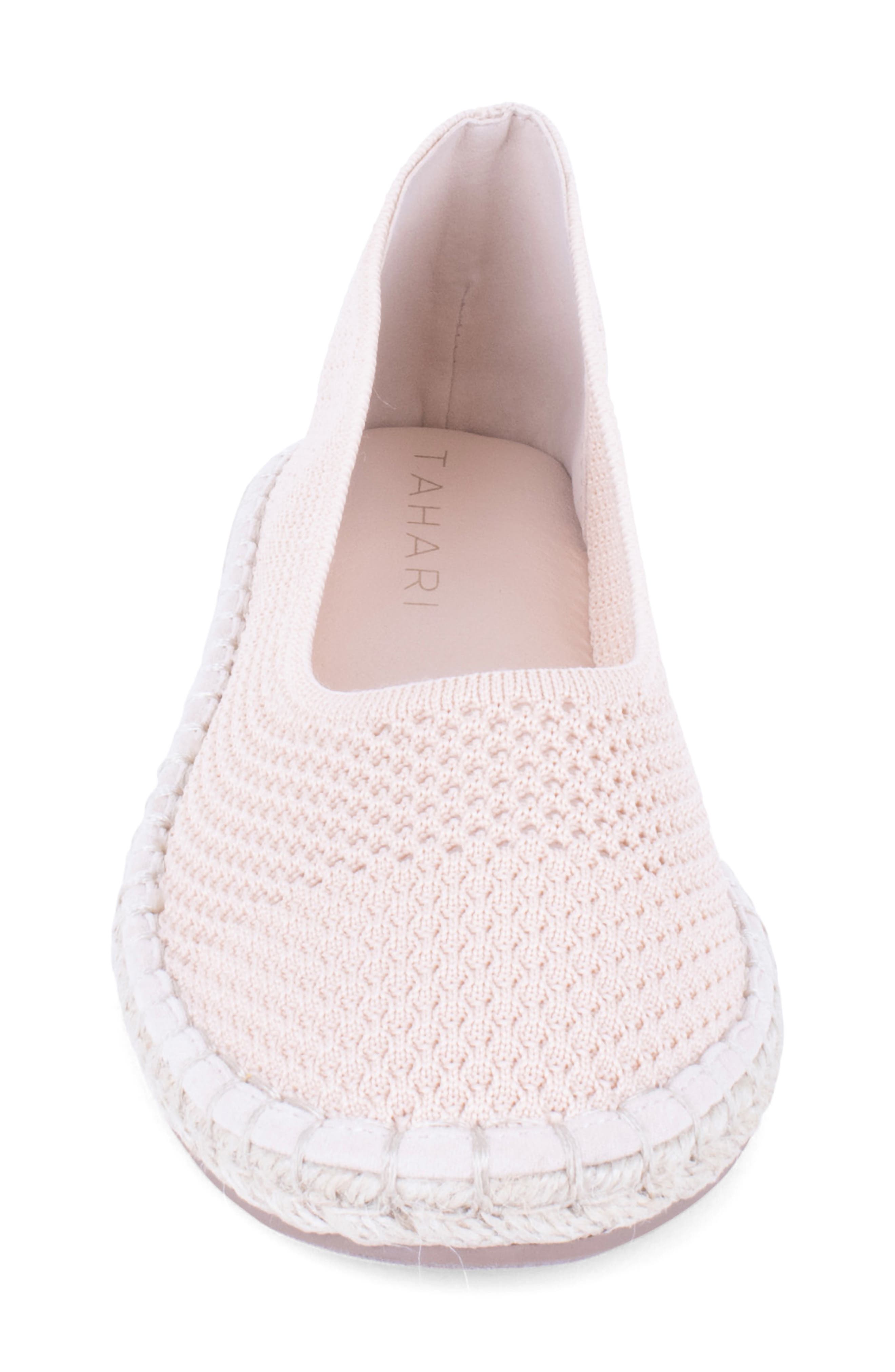 Tahari Juniper Esapdrille Ballet Flat, Alternate, color, Natural