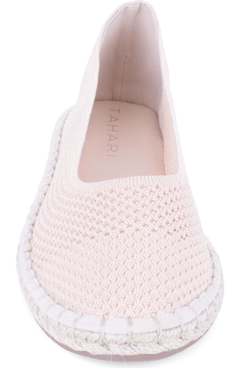 Tahari Juniper Esapdrille Ballet Flat, Alternate, color, Natural