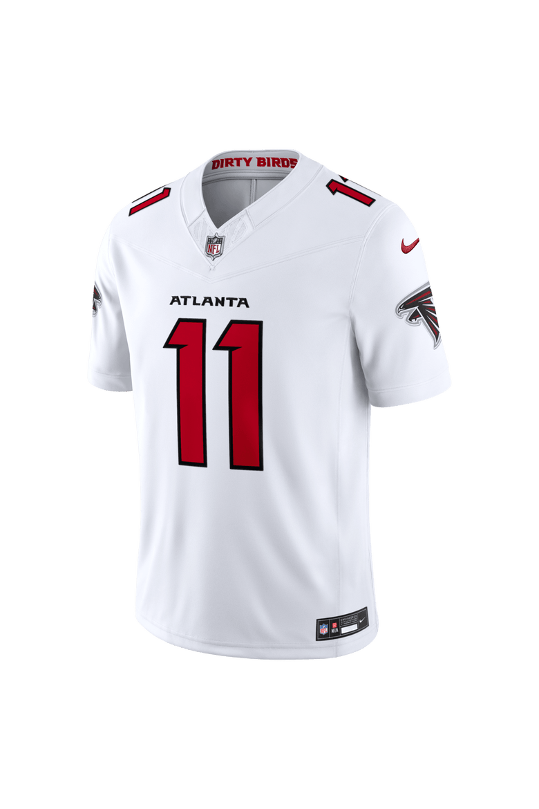 Men's Nike Jalon Walker White Atlanta Falcons Vapor F.U.S.E. Stitched Limited Jersey, Alternate, color, White