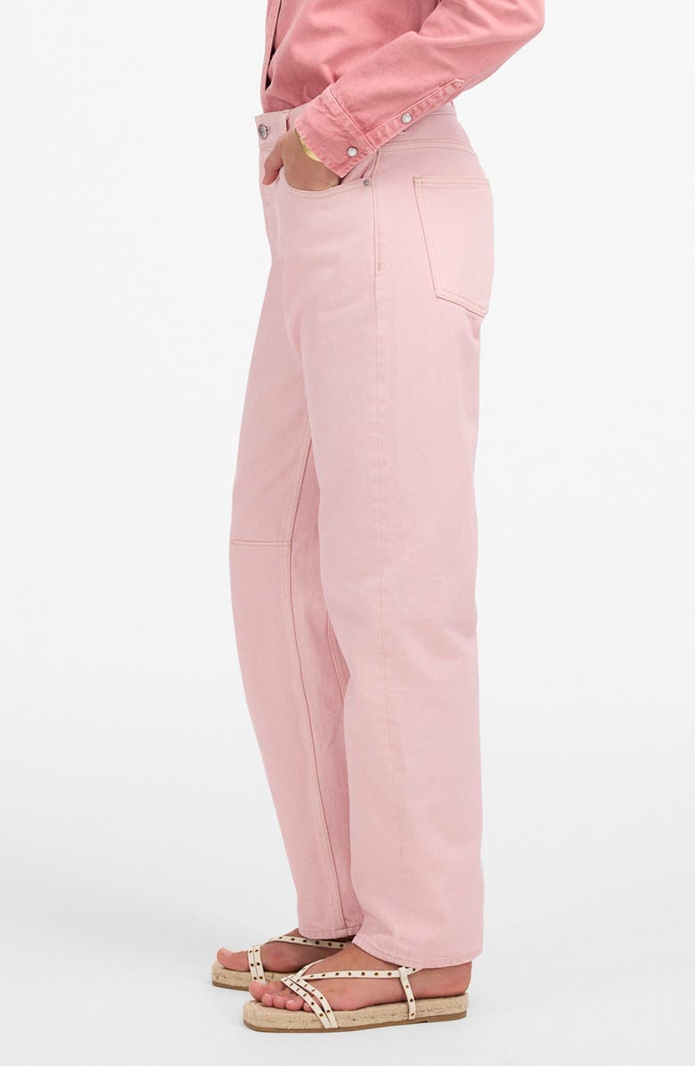 Madewell The Darted Barrel-Leg Jeans, Alternate, color, Subtle Blossom