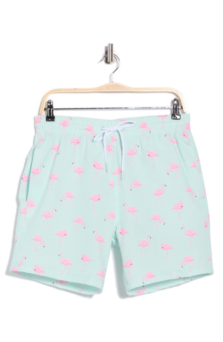 Trunks Surf & Swim Co. Sano 6.5-Inch Swim Shorts, Main, color, Seafoam