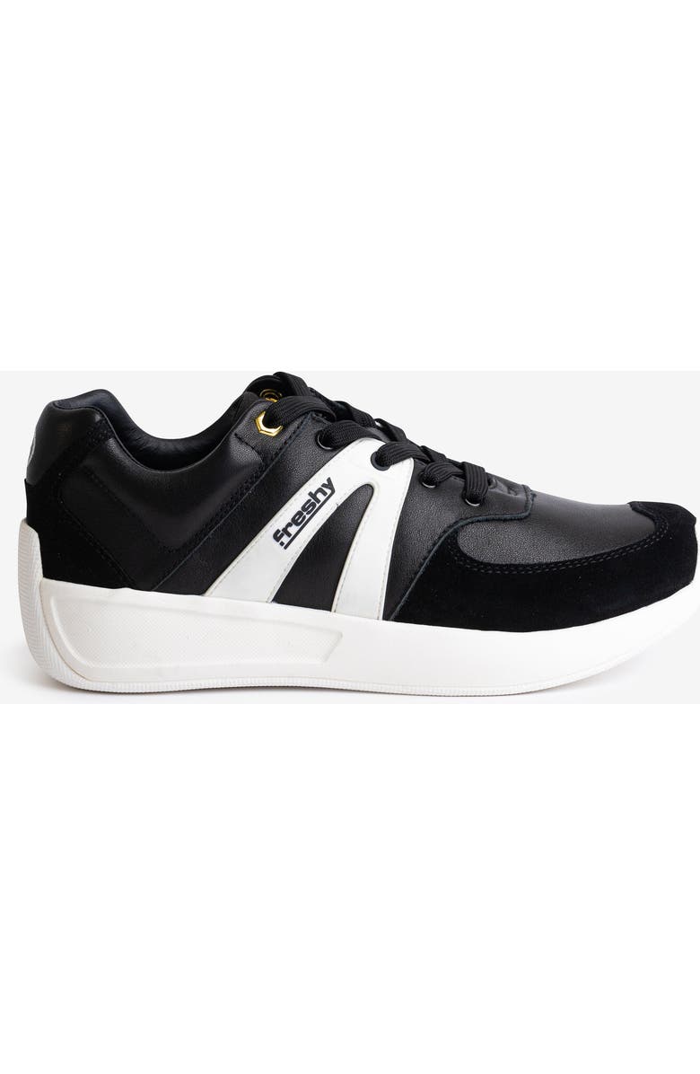 Freshy Supafly Nites Sneaker, Main, color, Black/White