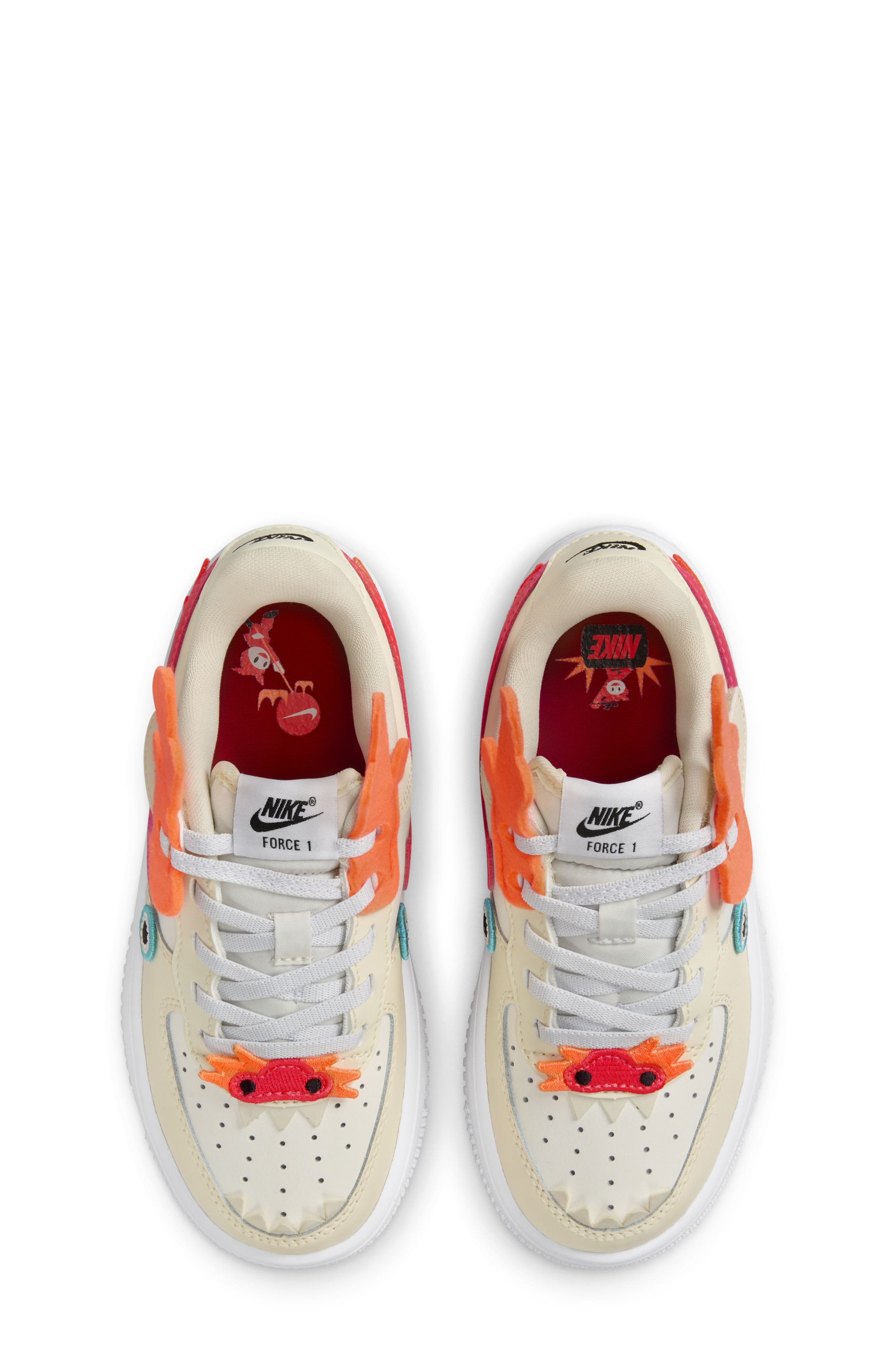 Nike Kids' Force 1 Low Easy On LV8 Sneaker, Alternate, color, 