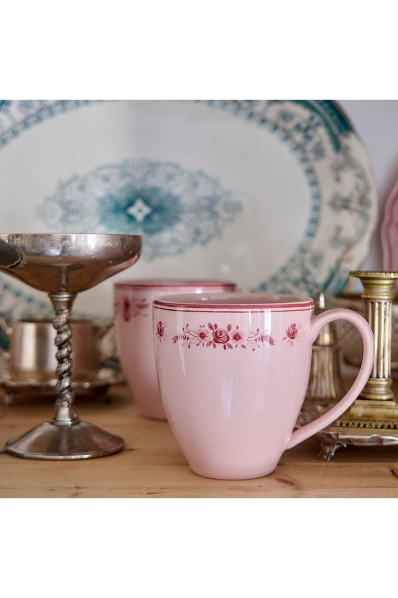 Vila Set/6 mugs, Alternate, color, Pink-red