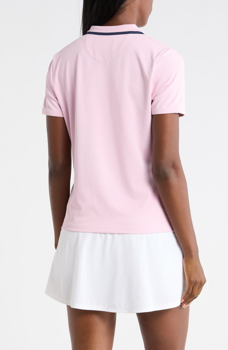 ORIGINAL PENGUIN GOLF Tipped Quarter Zip Knit Polo, Alternate, color, 