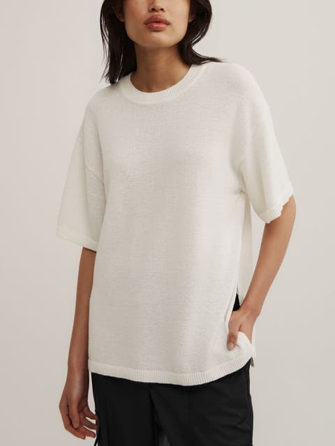 Relaxed Knit T-Shirt