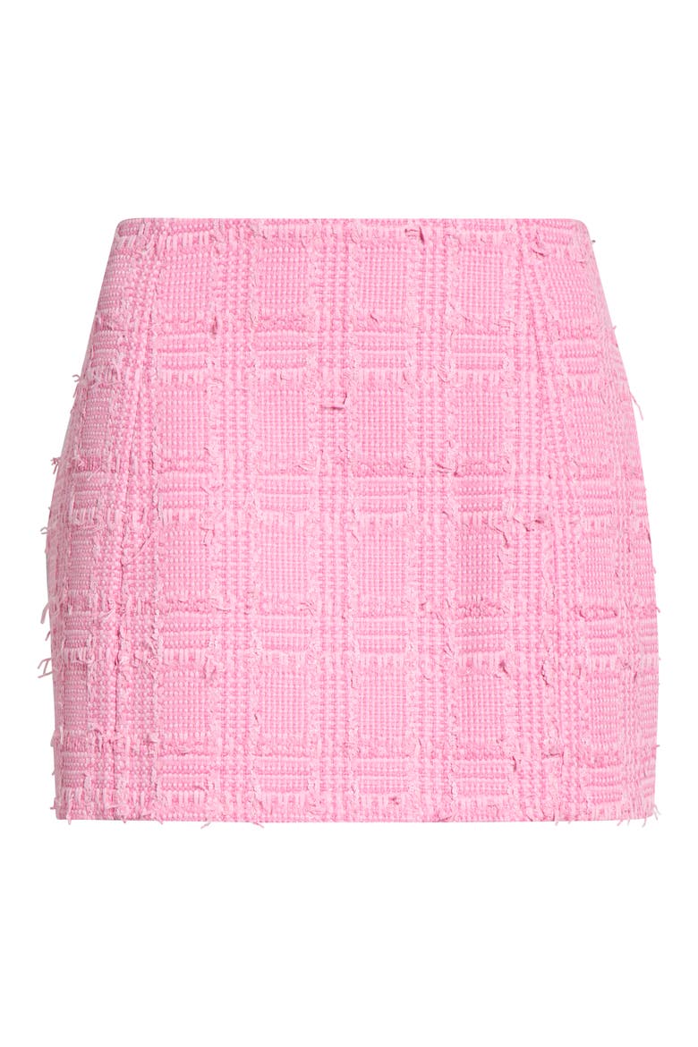 Tweed Miniskirt, Alternate, color, PINK FROSTING
