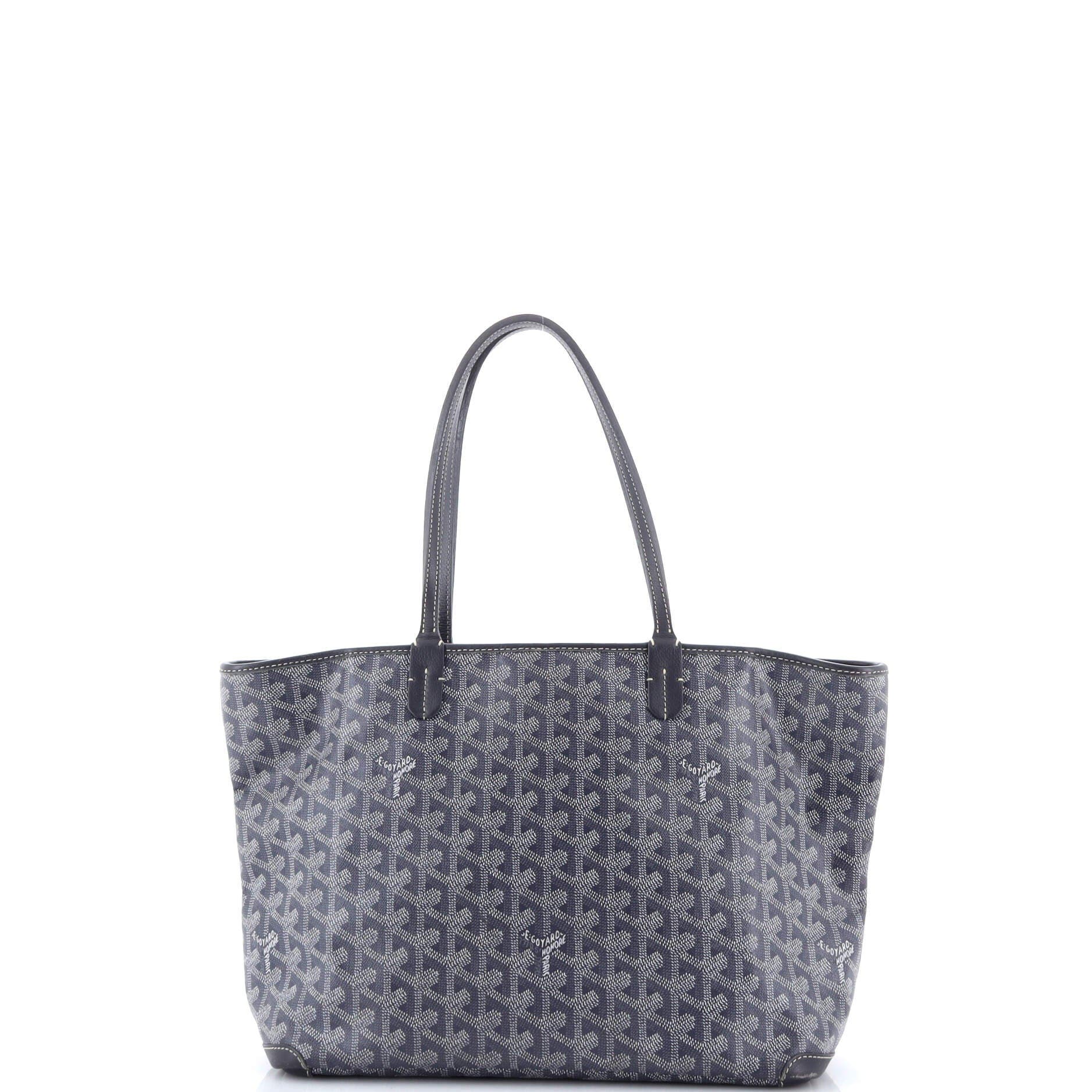 Pre-Owned Goyard Artois Tote Coated Canvas PM, Alternate, color, Gray