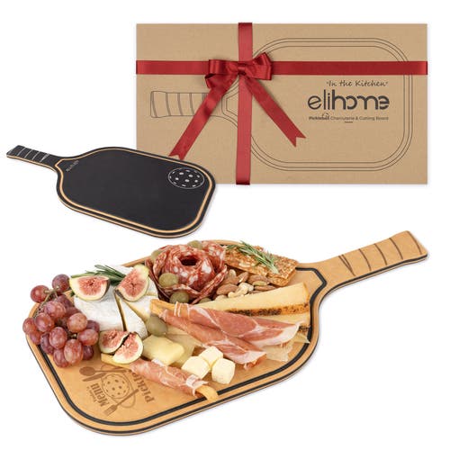 Eli Home Pickleball Charcuterie Cutting Board -"today's Menu Pickleball"
