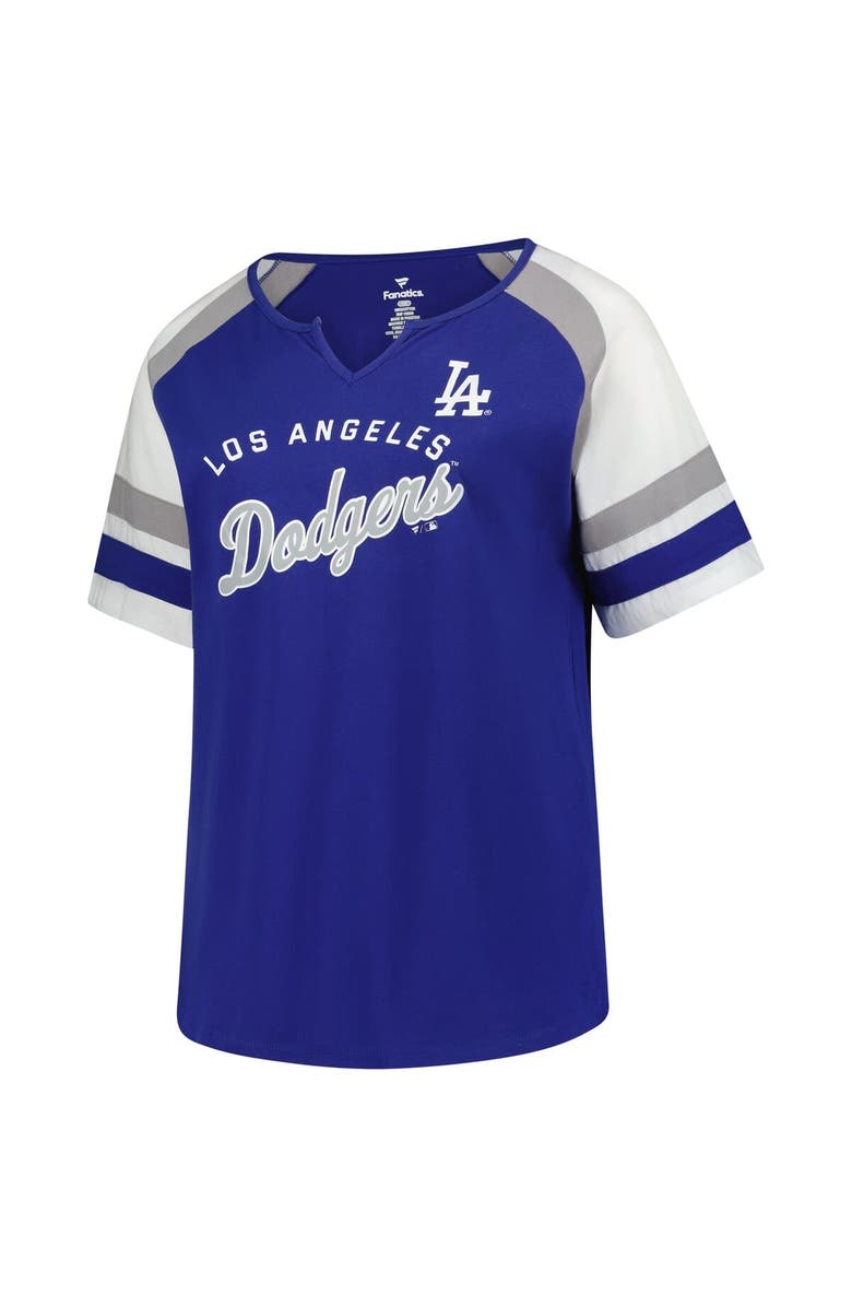 PROFILE Women's Profile Shohei Ohtani Royal Los Angeles Dodgers Plus Size Name & Number Raglan T-Shirt, Alternate, color, 