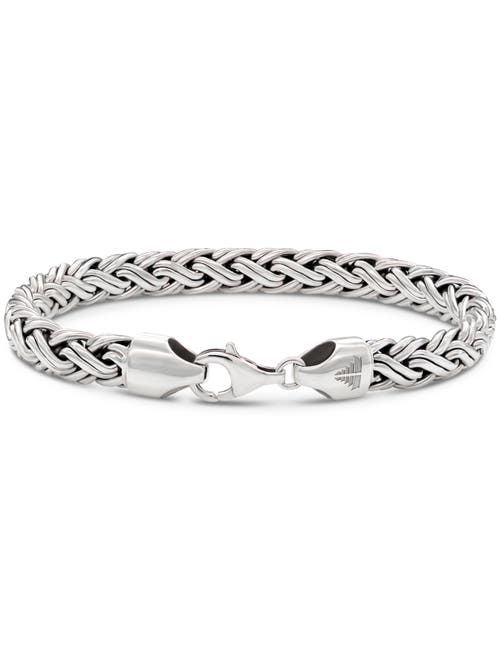 Devata Paddy Oval Chain Bracelet In Silver