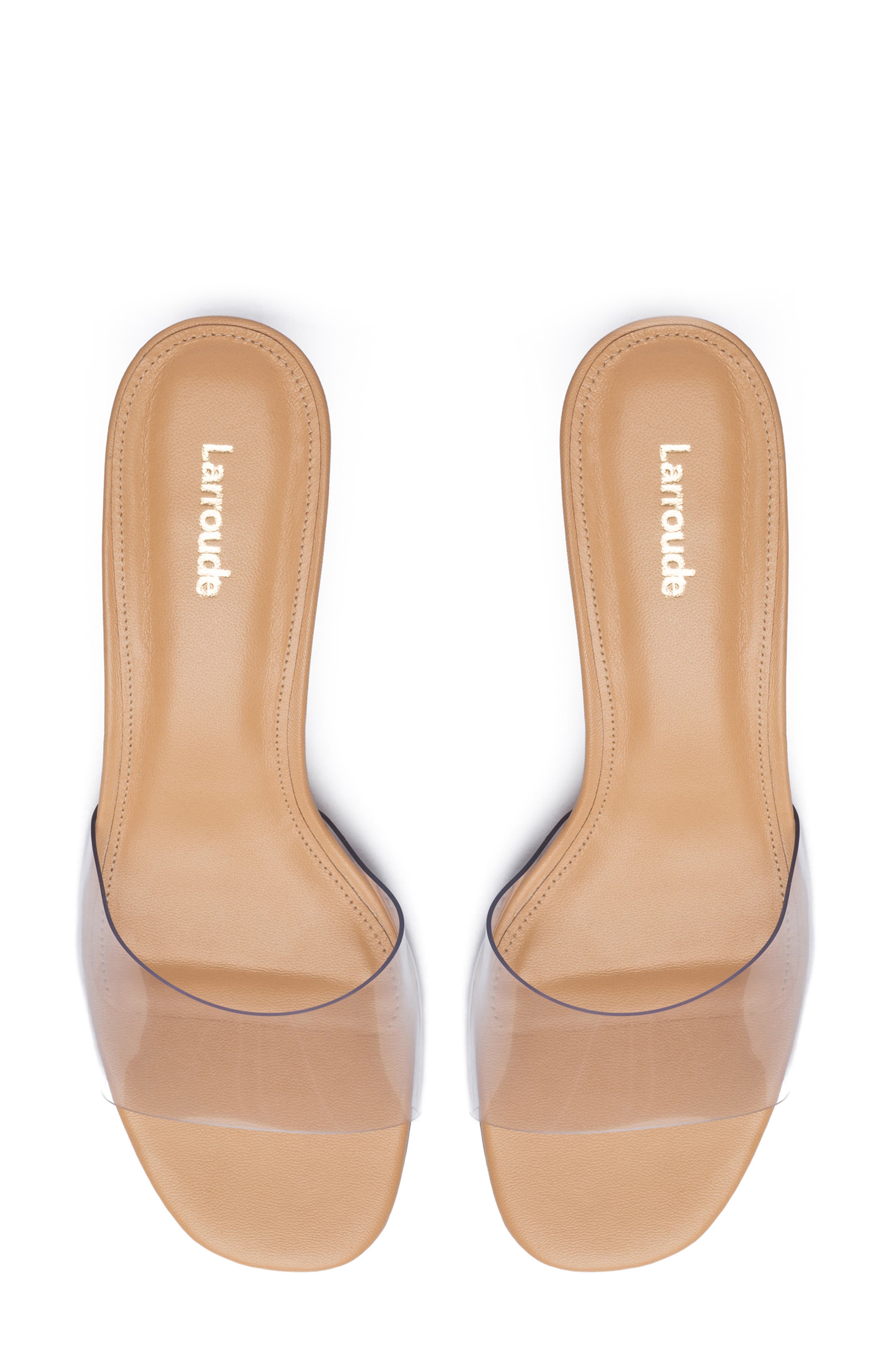 Vivi Lucite Mule, Alternate, color, TAN