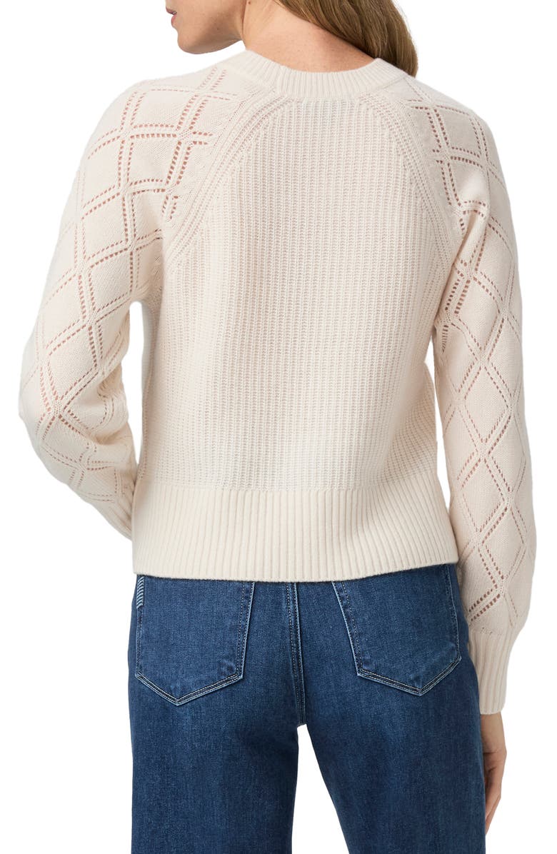 PAIGE Monserrat Mixed Stitch Cashmere Sweater, Alternate, color,