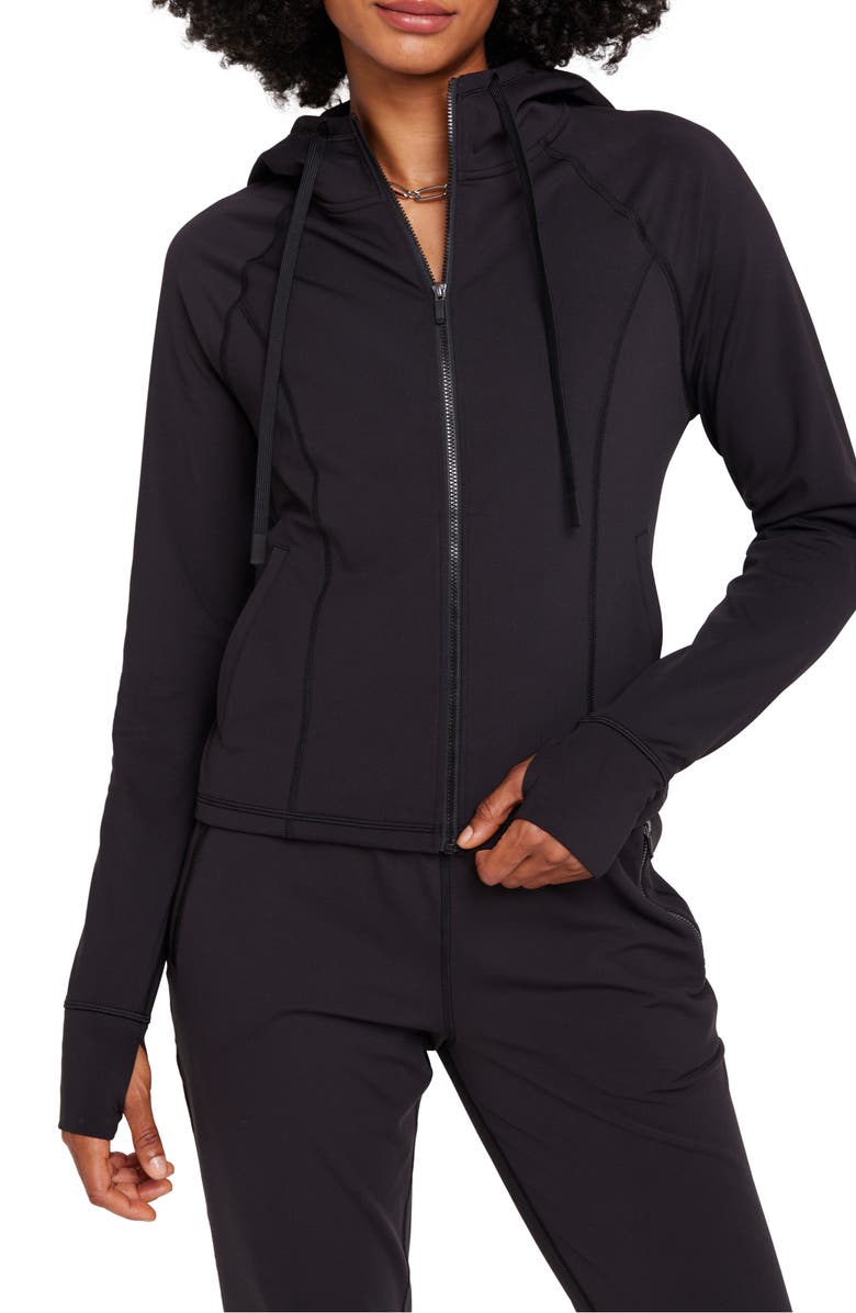 Spiritual Gangster Warm Core Zip Hoodie, Main, color,