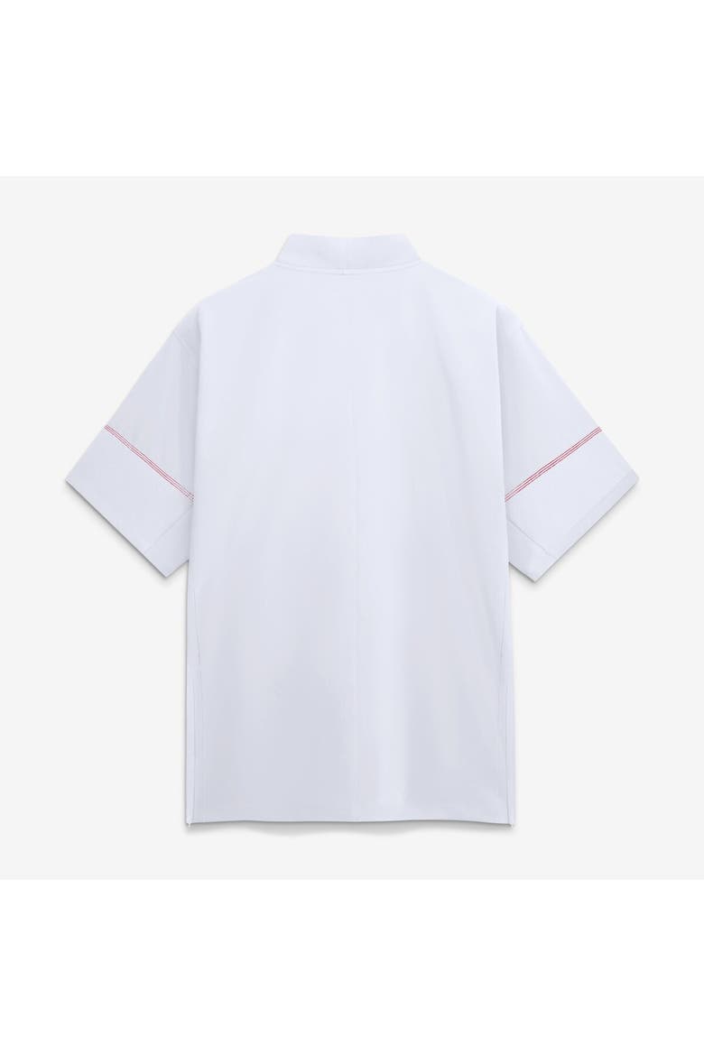 Men's Nike White Georgia Bulldogs 2026 Sideline Short Sleeve Quarter-Zip Coaches Jacket, Alternate, color, White